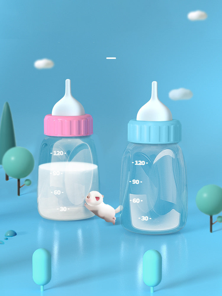 Pet Feeding Bottle with Pacifier