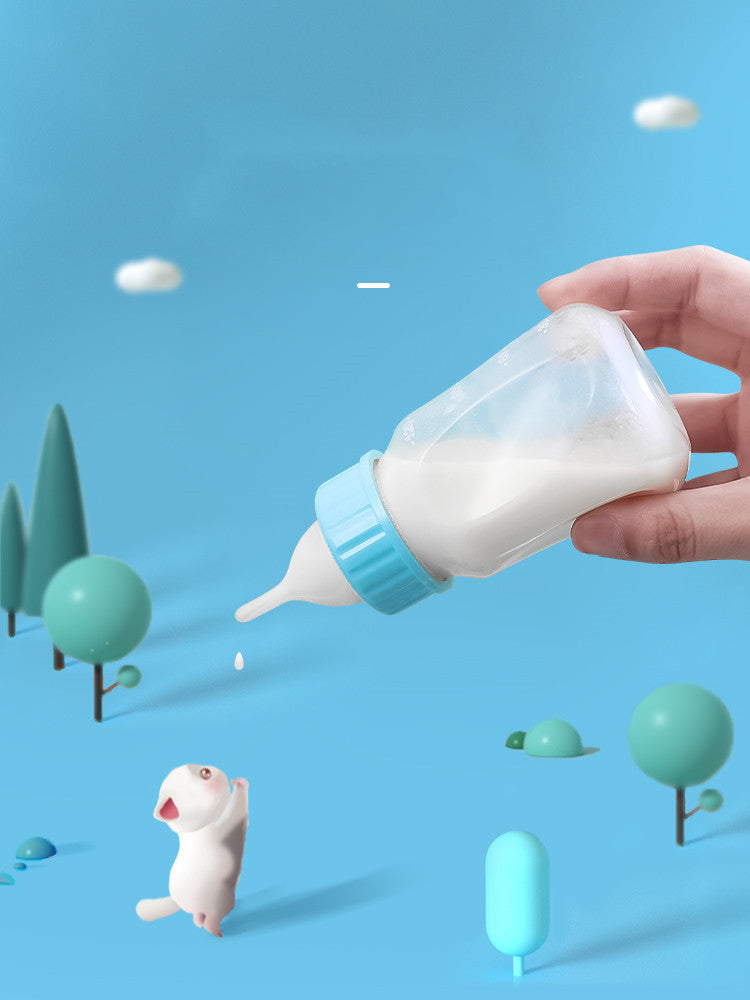 Pet Feeding Bottle with Pacifier