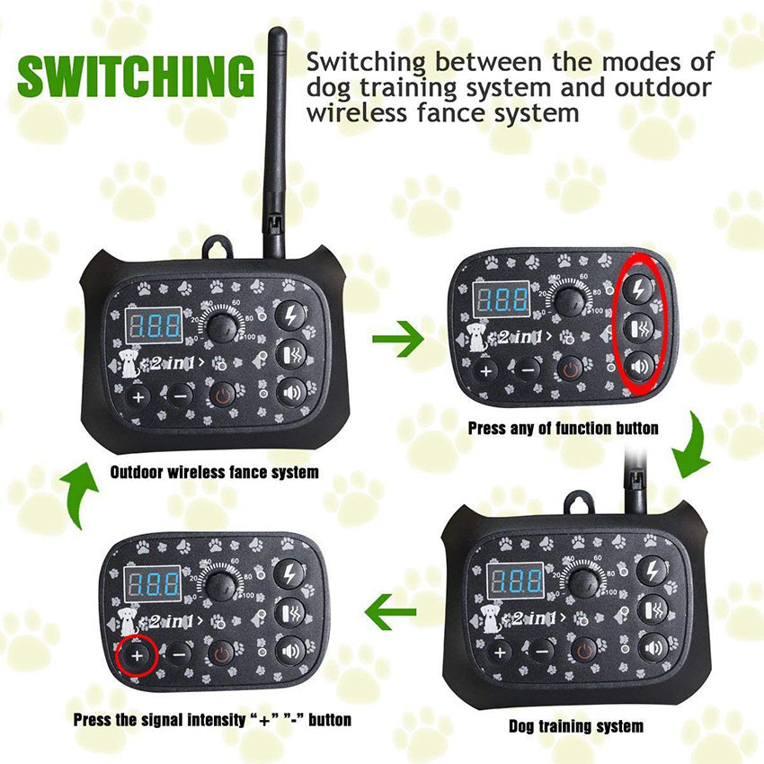 Wireless Remote Control Dog Trainer