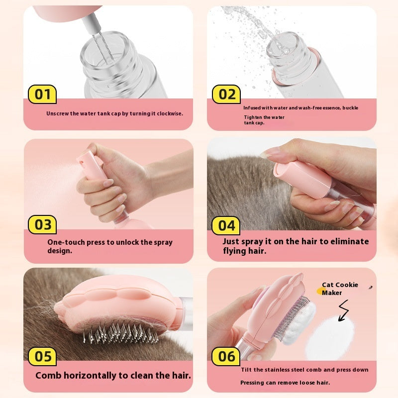 SelfClean Grooming Brush