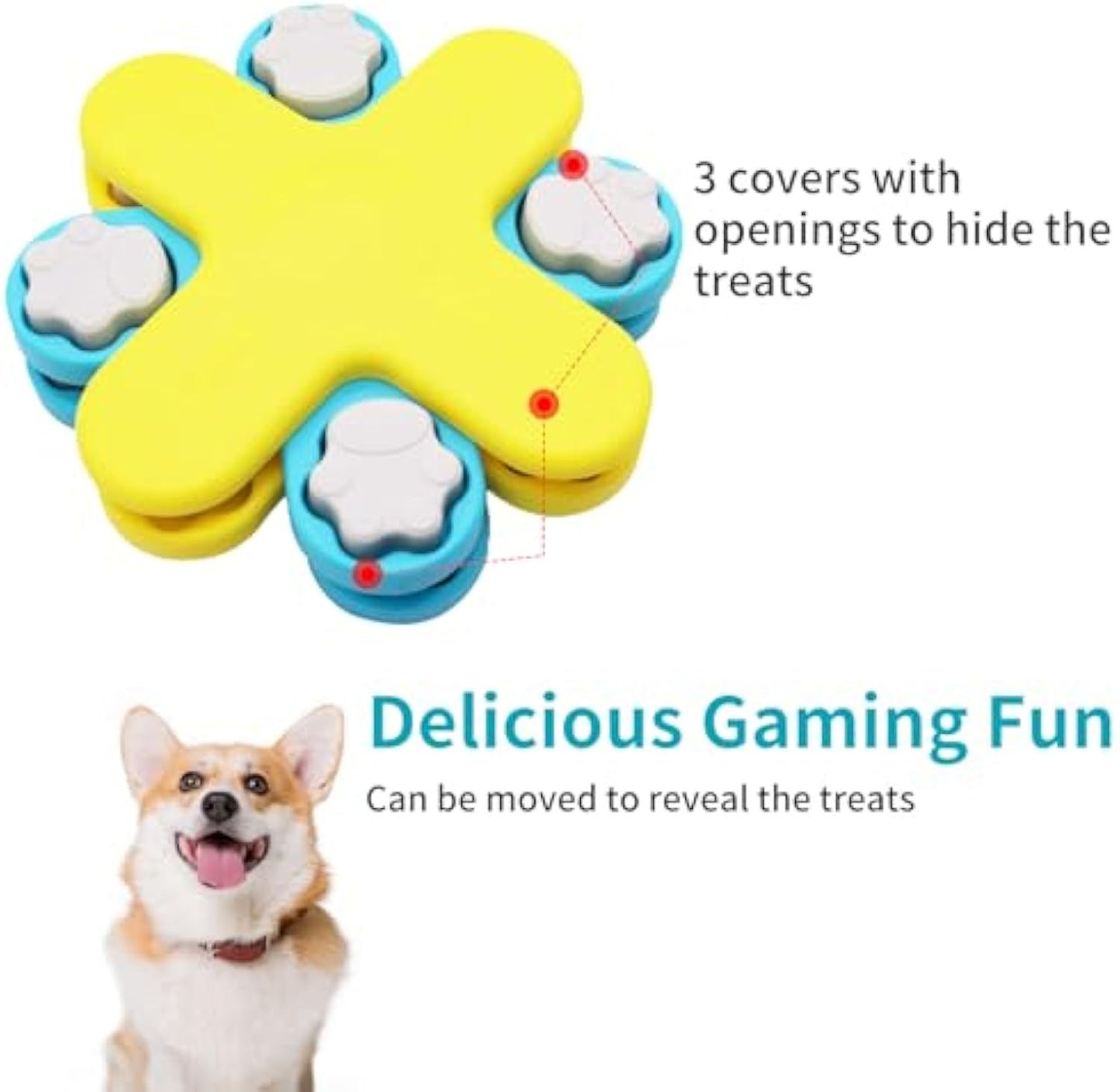 interactive Dog Puzzle Feeder Toy