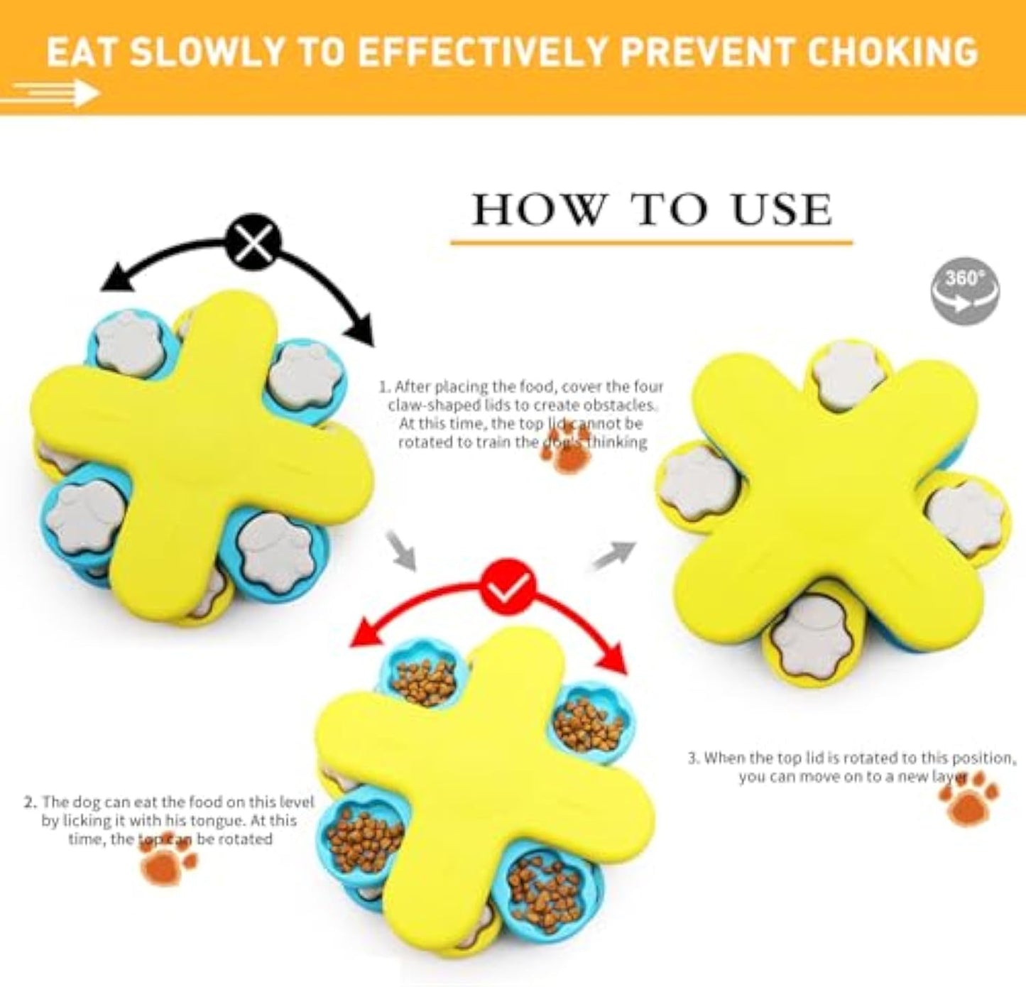 interactive Dog Puzzle Feeder Toy